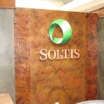 Local Business Copper Accent Wall