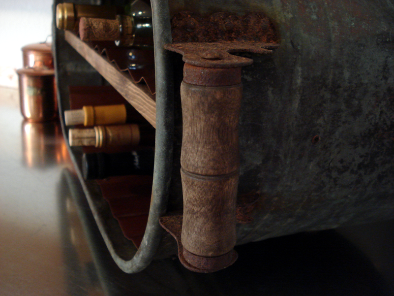 Vintage Copper Wine Rack