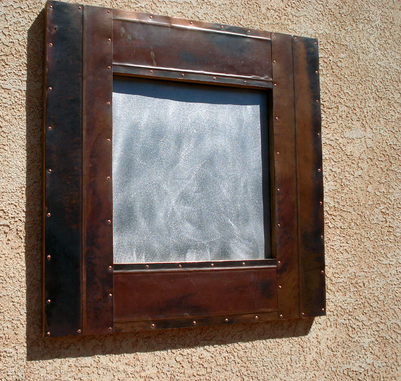 Recycled Copper Mirror