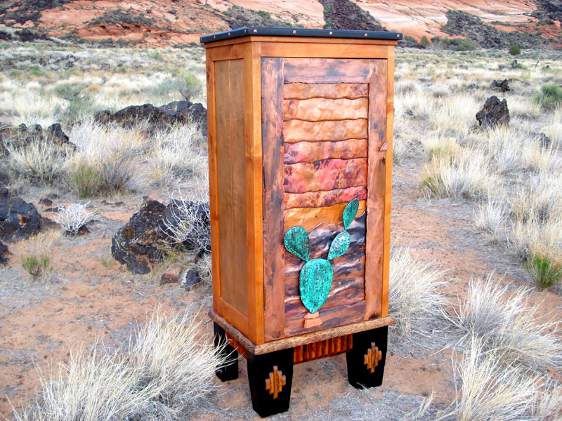 Copper Cactus Cabinet