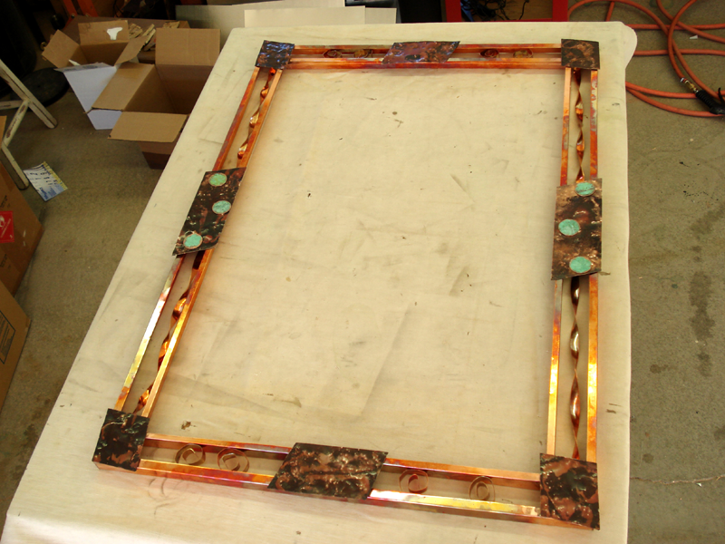 Copper Frame for Custom Artwork