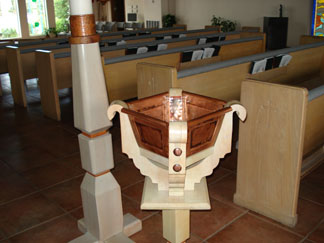 Copper Baptismal Font