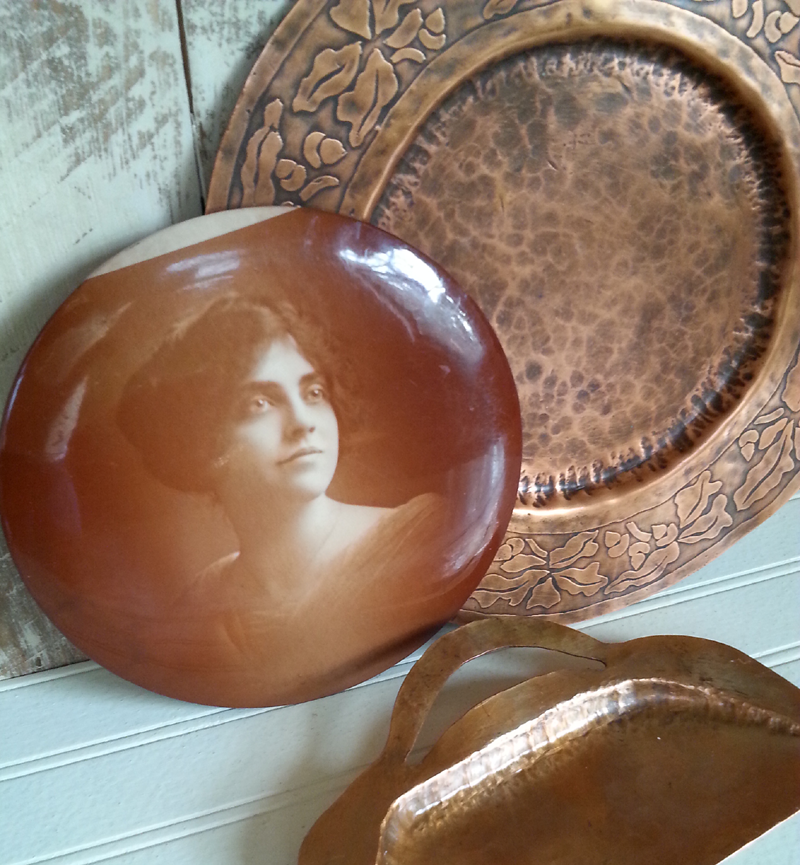 Copper Plate Hand Tooled by Grandma