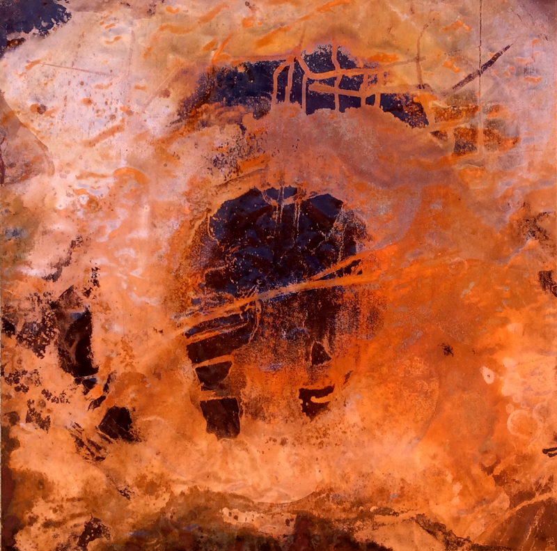 Copper Elephant Abstract