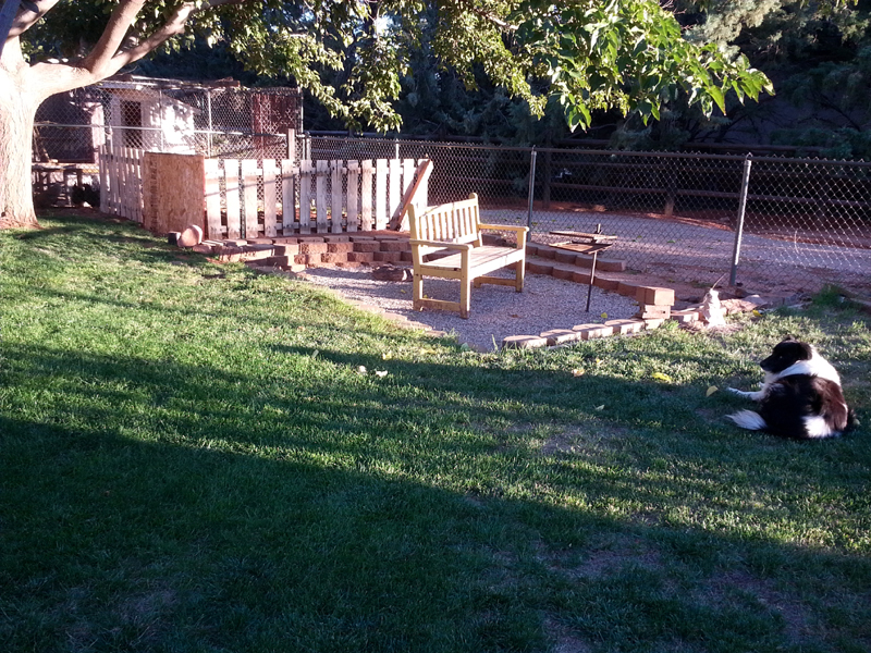 Guido Watching the Garden at Mike Dumas Copper Designs