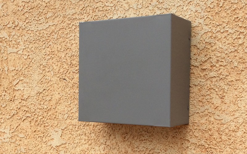 DIY-Primered Steel Light Sconce by Mike Dumas Copper Designs