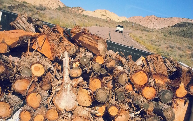 Wood Pile // Winter at Mike Dumas Copper Designs