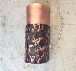 Copper light // rustic style from the copper shop at Mike Dumas Copper Designs