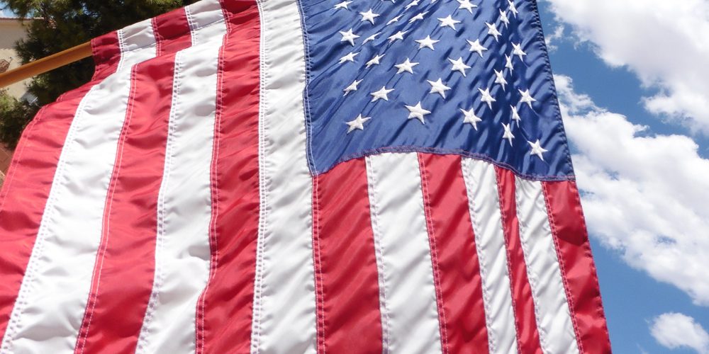 American Flag at Mike Dumas Copper Designs